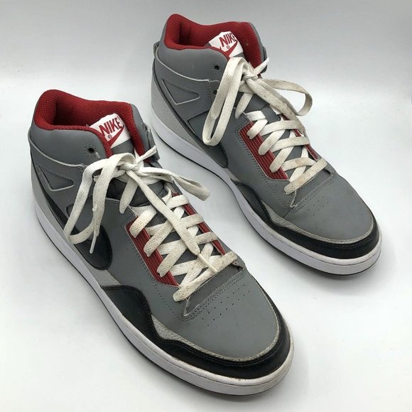 Nike Other - Nike Alphaballer Mid Sneaker Gray Red Basketball Men’s Shoe Size 10.5 487858-060